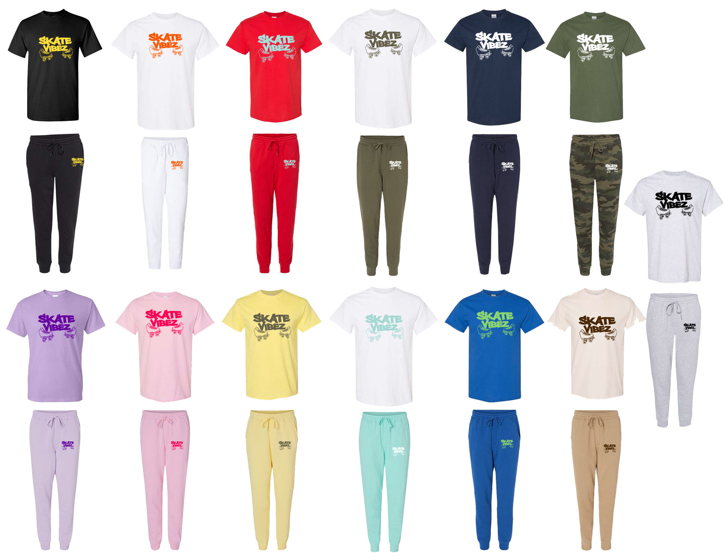 Custom Unisex 2 Piece Shirt/Jogger Set