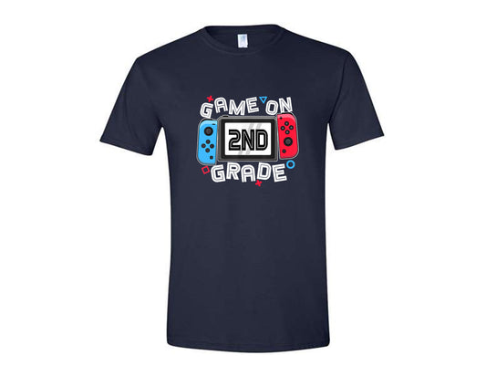 Navy Blue Game On 1st to 5th Grade Shirt