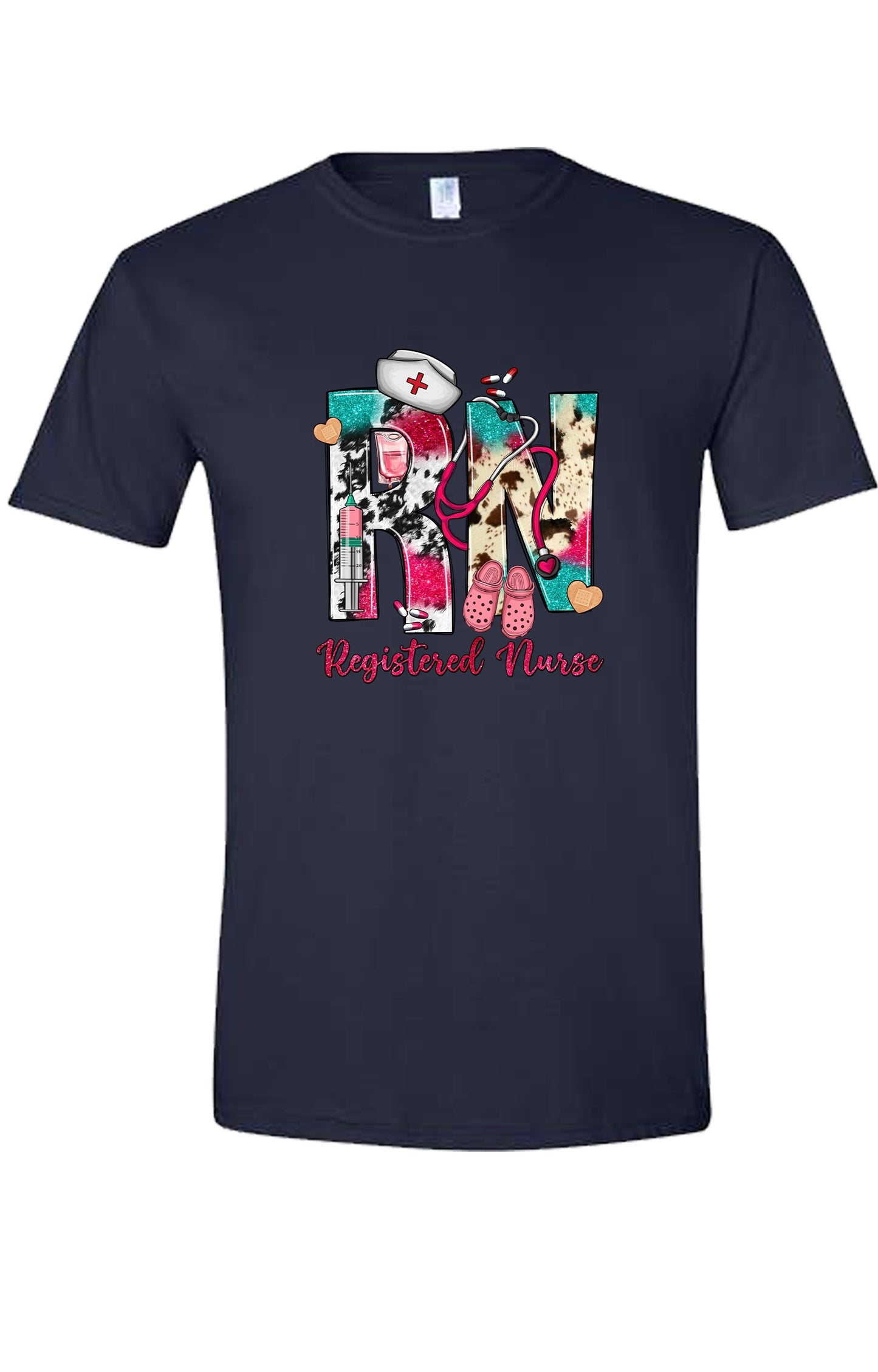 Registered Nurse Cowprint Shirt