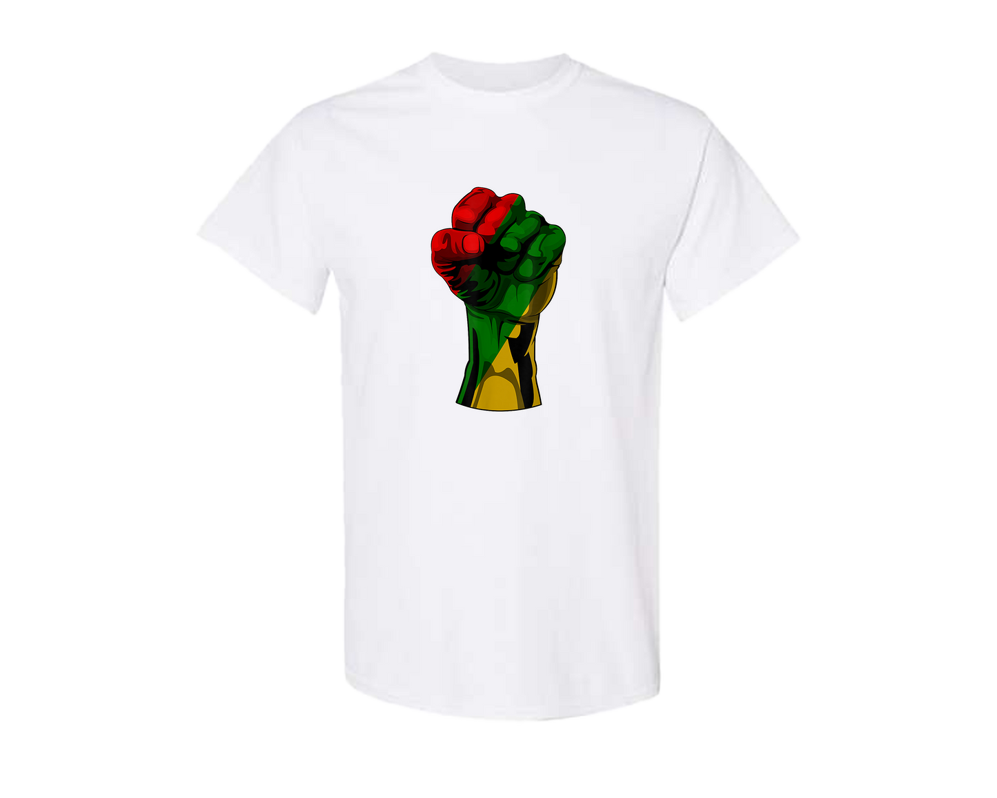 Black History Fist Short Sleeve Shirt