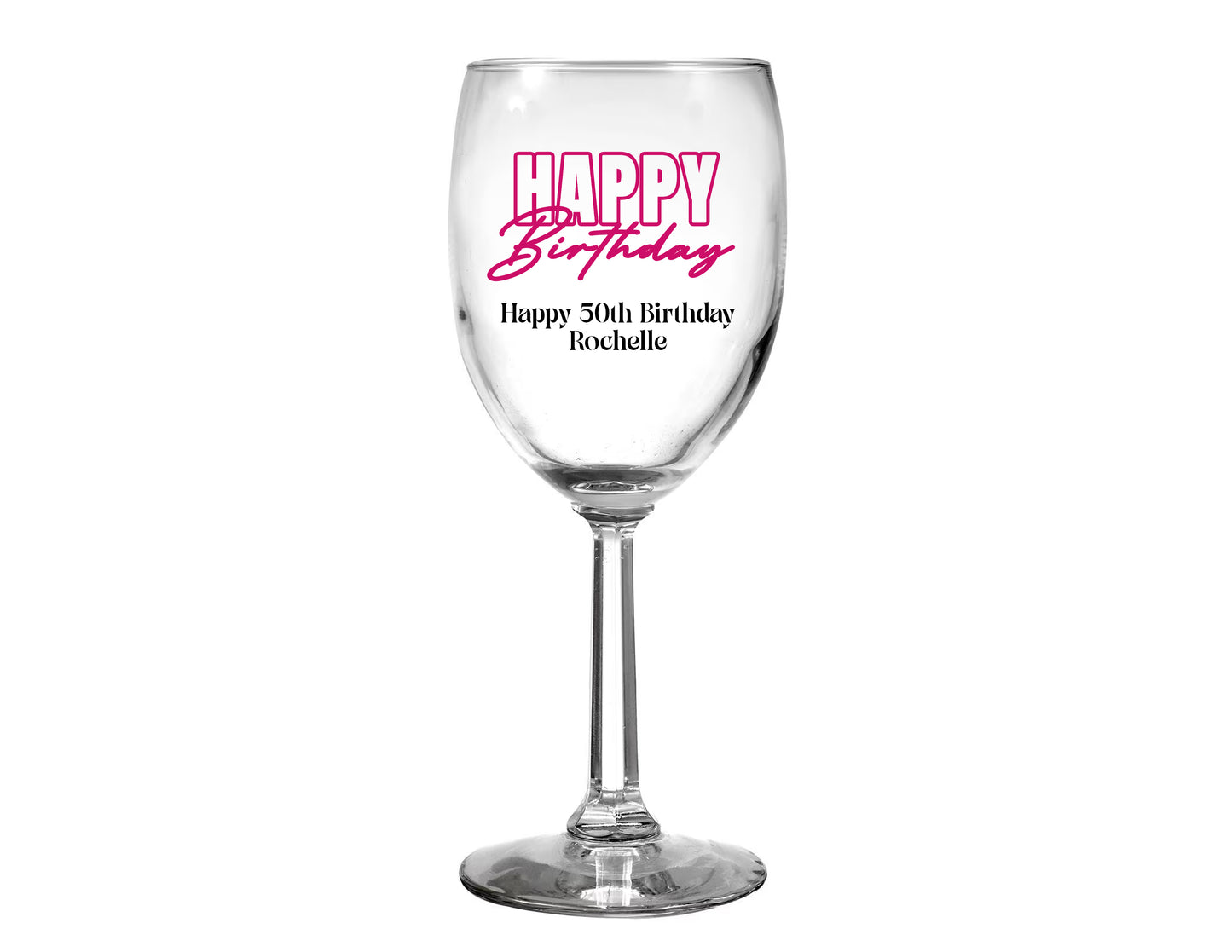 Custom Wine Glass