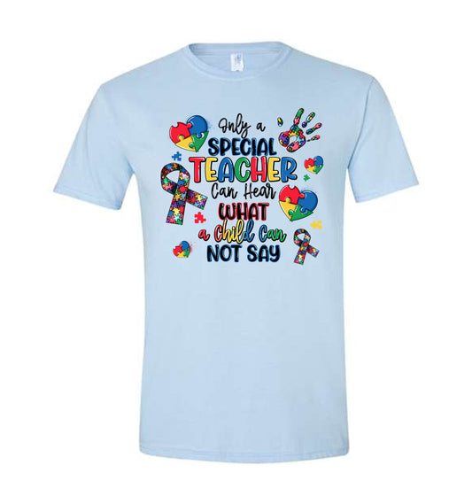 A Special Teacher Autism Awareness Shirt