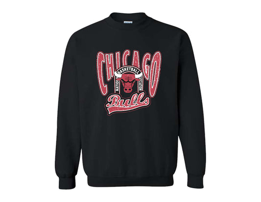 Retro Chicago Bulls Logo Sweatshirt