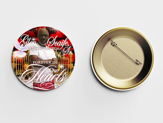 Forever in Our Hearts Memorial Button Design (1)
