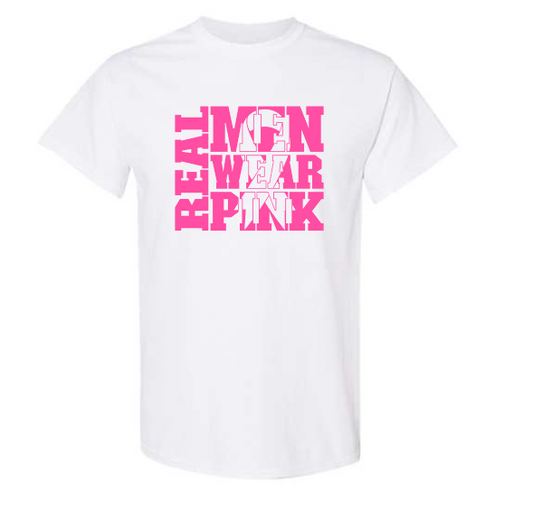 Real Men Wear Pink Breast Cancer Awareness Shirt