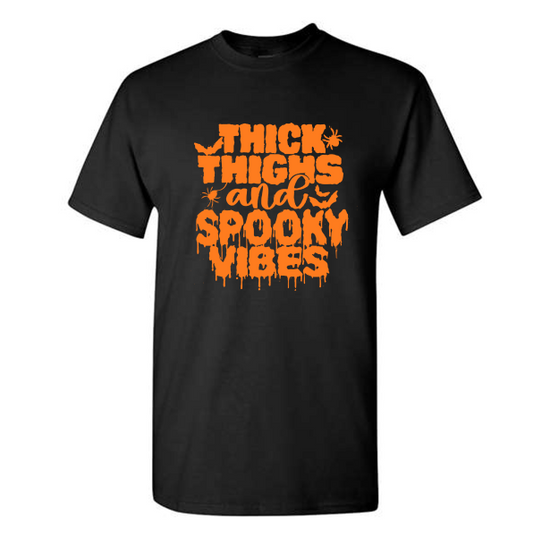 Thick Thighs & Spooky Vibes Shirt