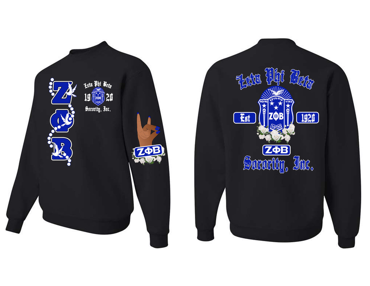 Zeta Phi Beta Sorority, Inc. Vintage Sweatshirt