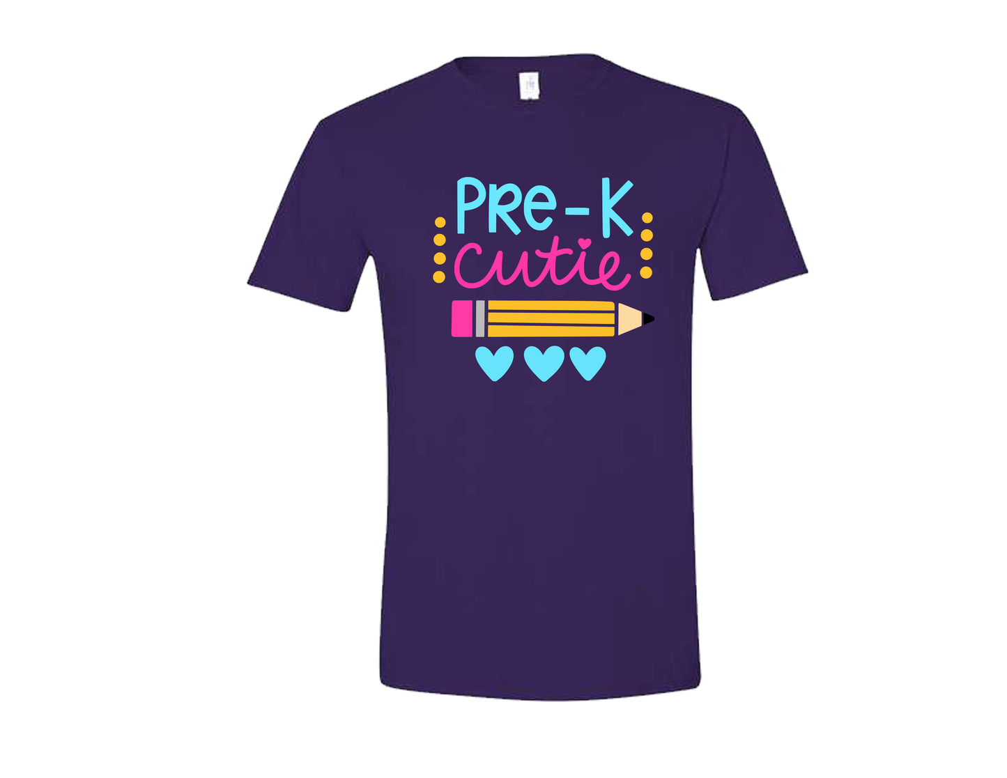 Purple Pre-K to 5th Grade Cutie Shirt