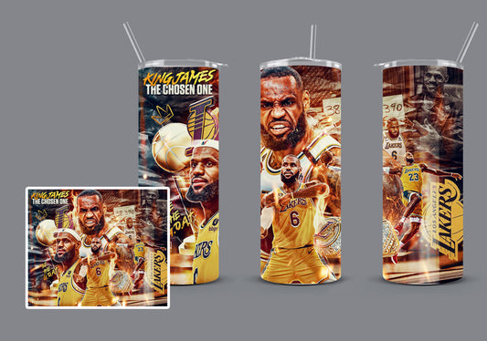 Lebron James Fan 20 oz. Skinny Tumbler