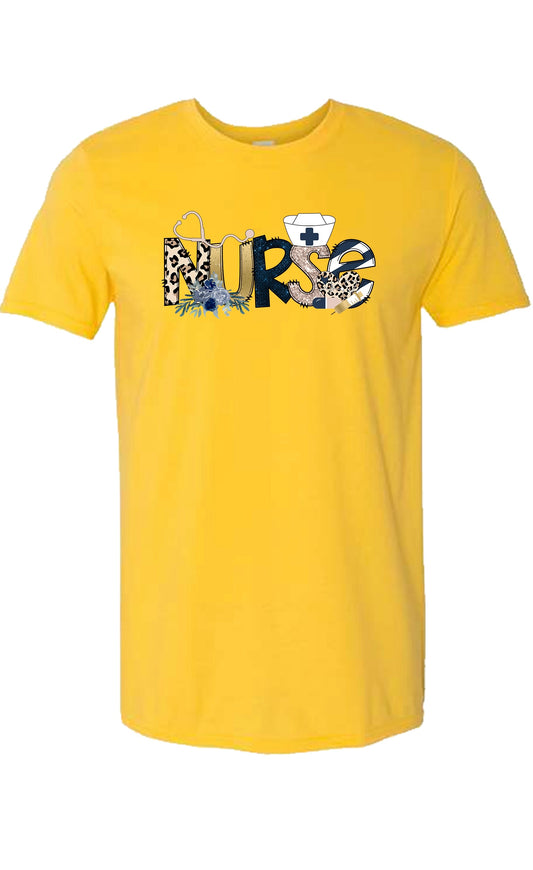 Nurse Leopard Print Shirt