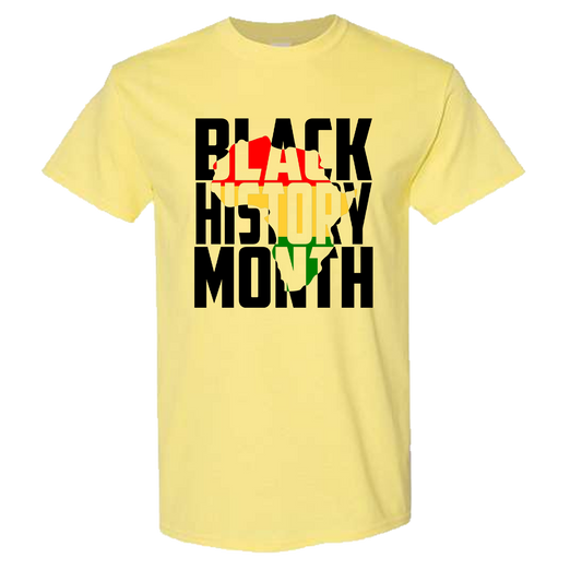 Black History Month Graphic Short Sleeve Shirt