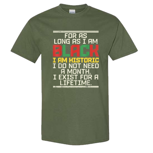 I Am Historic Short Sleeve Shirt